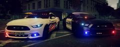 Two 2015 GPD D.A.R.E Mustangs