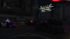 Parking lot felony stop