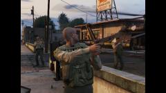 Los Santos Sheriff Deputies Shooting at Suspects