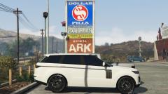 Parked up in the Range Rover Evoque