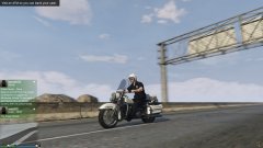 Police Bike in Free Mode