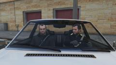 Bank Robbers Michael De Santa and Trevor Phillips