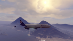 Flying around Los Santos