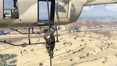 GTA V Rappelling
