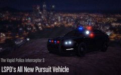 Vapid Police Interceptor "S" With Caption