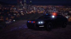 Vapid Police Interceptor "S" at Night