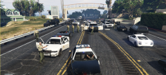 Just a normal pursuit in gta V with LSPDFR