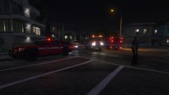 LSFD Units on scene of the accident
