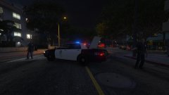 LSPD Officers direct traffic
