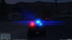 LSPD pursuit at night