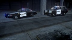 Roseville Police 2008 Ford Crown Victoria and 2015 Chevrolet Tahoe