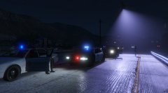 the driver decided to escape on foot