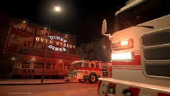 LCFD Engine 2 and 1 seen on location of a fire