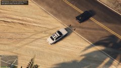 Oh yeah, because that's a real safe place to pull over!
