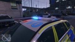 GTA V UK Police Lights - Met Police BMW 525D F11