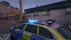 GTA V UK Police Lights - Met Police BMW 525D F11
