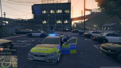 GTA V UK Police Blue Lights - Met Police BMW 525D F11