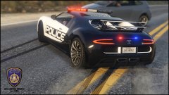 GTA 5 - Bugatti Veyron Police Wallpapers !