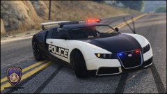 GTA 5 - Bugatti Veyron Police Wallpapers !