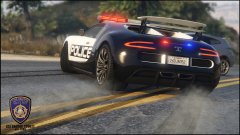 GTA 5 - Bugatti Veyron Police Wallpapers !