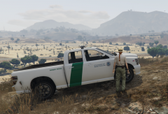Border Patrol overlooking the area