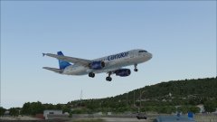 A320 Landing Skiathos