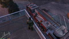 New tower ladder sitting at Blain County fire station !