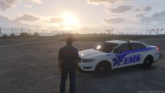 Watching the sunrise at Los Santos International