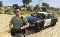 SAHP Sergeant Geared Up and On Shift!