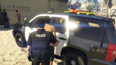 Beach Arrest For Public Intoxication