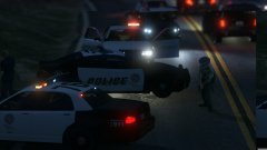 It's A RoadBlock To Arrest The Suspect..