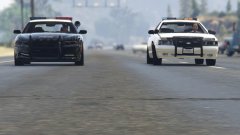 It's A race Between Police Cars To Get This Car