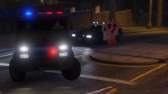 LSPD Bomb Detection Units on their way to the scene