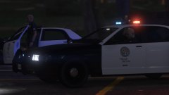 Cops are in the scene