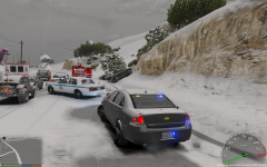 Multi Vehicle Accident Involving a Police Officer
