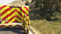 Fire Rescue WIP UTILITY W/ 2 working light bars on back