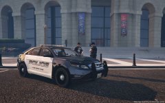 LSPD Officers Prep For Event Detail