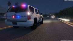 An officer responds to a vehicle fire