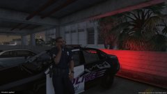 An officer makes a quick phone call before hitting the streets.