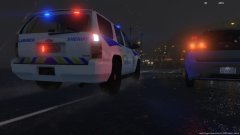 A deputy passes a vehicle while in pursuit