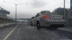 A Trooper races to catch up to a pursuit of an armed suspect.