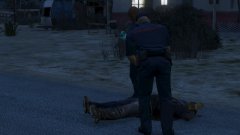 Person Shot in trailer park - SS