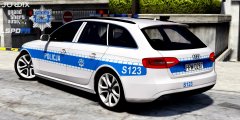 Polish Police Audi A4 Avant