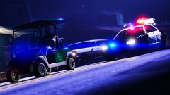 A Clown, A Golf Cart and A Pursuit...