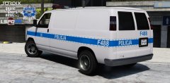 Polish Police Van