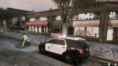 LAPD Vespucci Beach Division Rolling A Traffic Stop