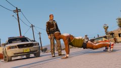 Sir, please move to the side of the road.