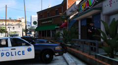 Coffee break in Starbucks.