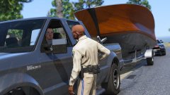 Sir, do you know that your boat might be a bit too big for your trailer?