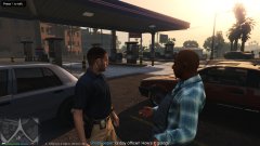 Talking to a shopkeeper